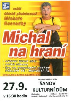 Michal na hraní - plakát