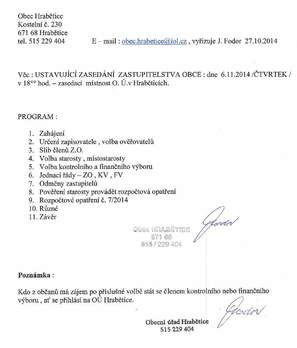Program zasedání zastupitelstva_10_2014